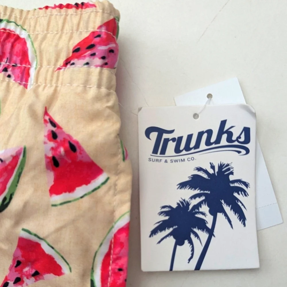 Trunks Surf & Swim Co Sano Short Printed Watermelon Graphic Size XXL NWT